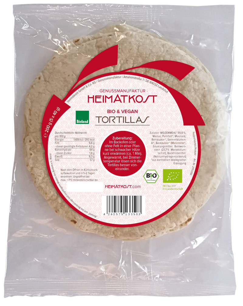 Heimatkost Tortilla Bio Vegan